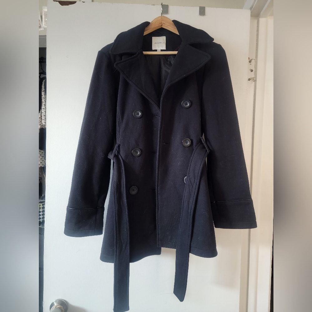 Hooded Double Breasted Jacket